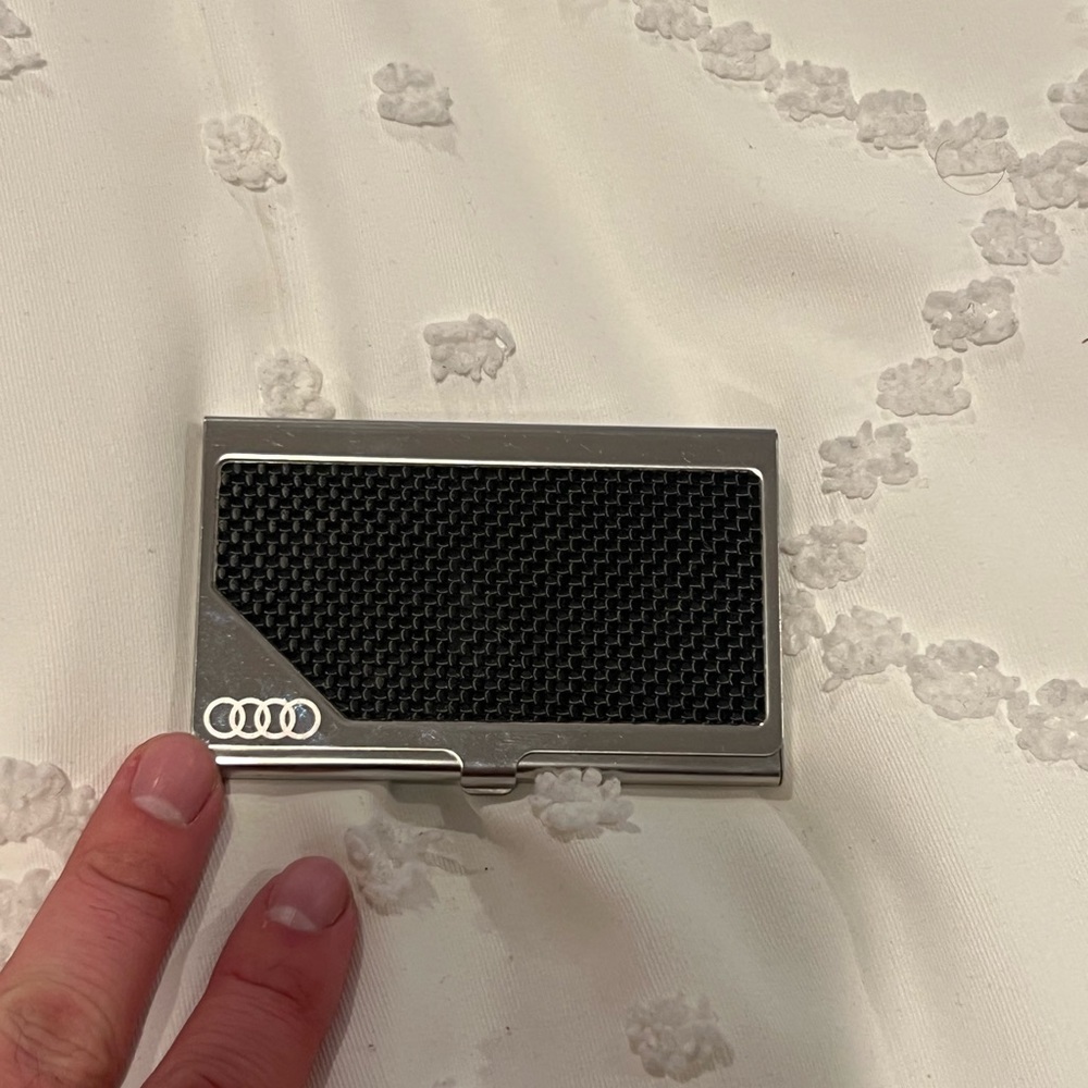 Audi business card holder